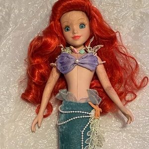 Porcelain Collector Vintage Ariel Doll